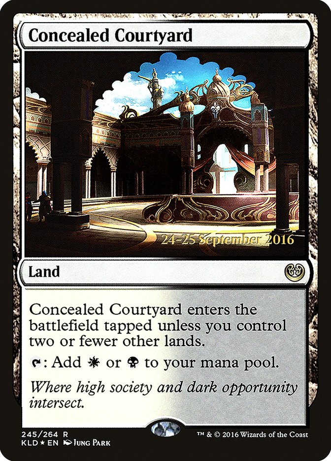 Concealed Courtyard [Kaladesh Prerelease Promos] | Yard's Games Ltd