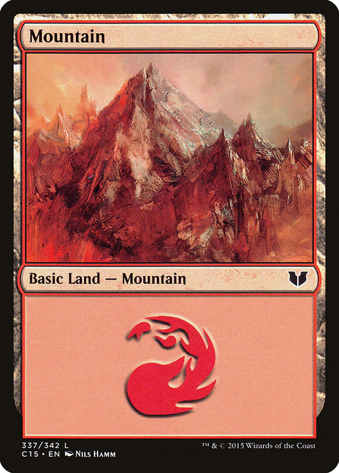 Mountain (337) [Commander 2015] | Yard's Games Ltd