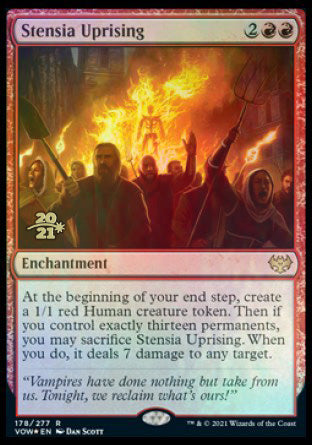 Stensia Uprising [Innistrad: Crimson Vow Prerelease Promos] | Yard's Games Ltd