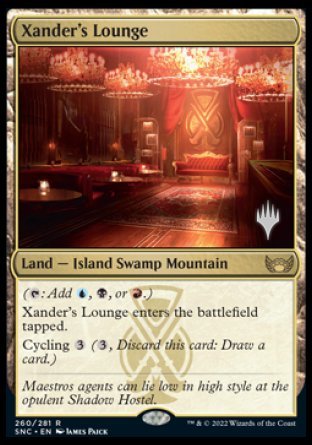 Xander's Lounge (Promo Pack) [Streets of New Capenna Promos] | Yard's Games Ltd
