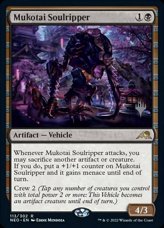 Mukotai Soulripper (Promo Pack) [Kamigawa: Neon Dynasty Promos] | Yard's Games Ltd