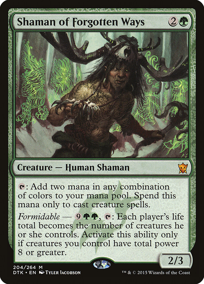 Shaman of Forgotten Ways [Dragons of Tarkir] | Yard's Games Ltd