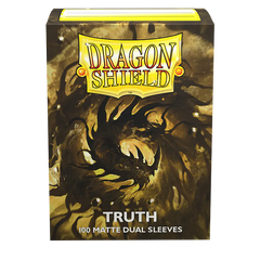 Dragon Shield: Standard 100ct Art Sleeves - Truth (Dual Matte) | Yard's Games Ltd