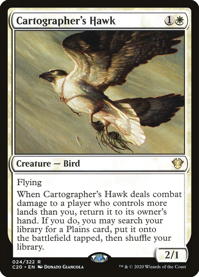 Cartographer's Hawk [Commander 2020] | Yard's Games Ltd