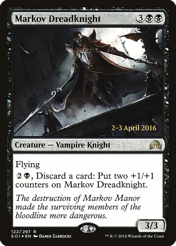 Markov Dreadknight [Shadows over Innistrad Prerelease Promos] | Yard's Games Ltd