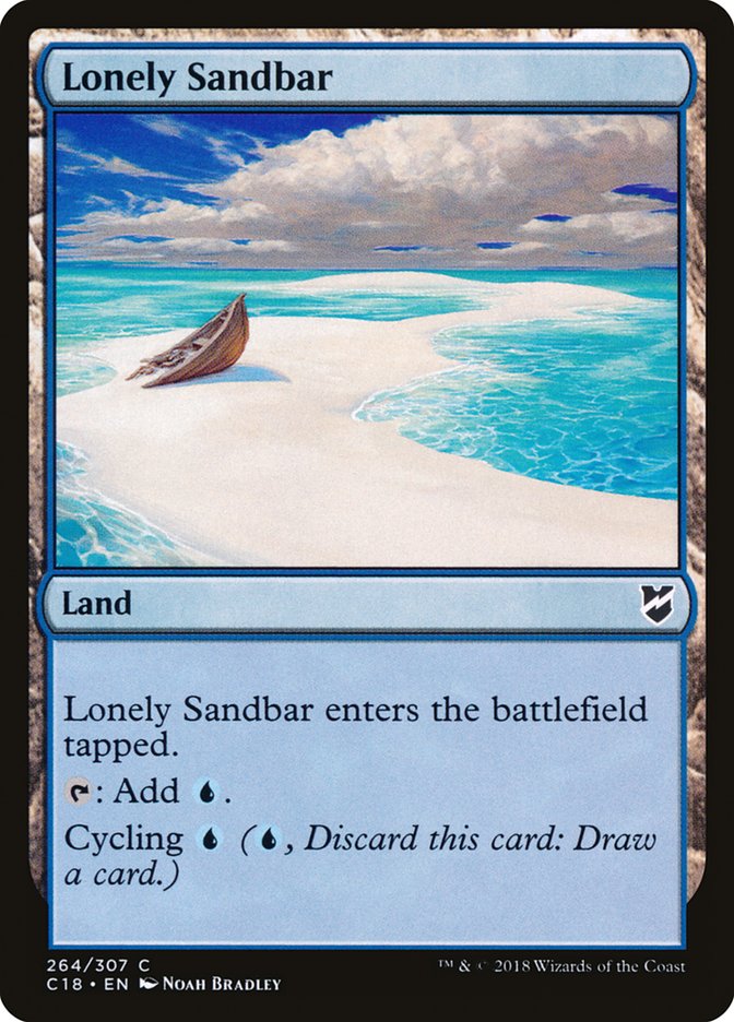 Lonely Sandbar [Commander 2018] | Yard's Games Ltd