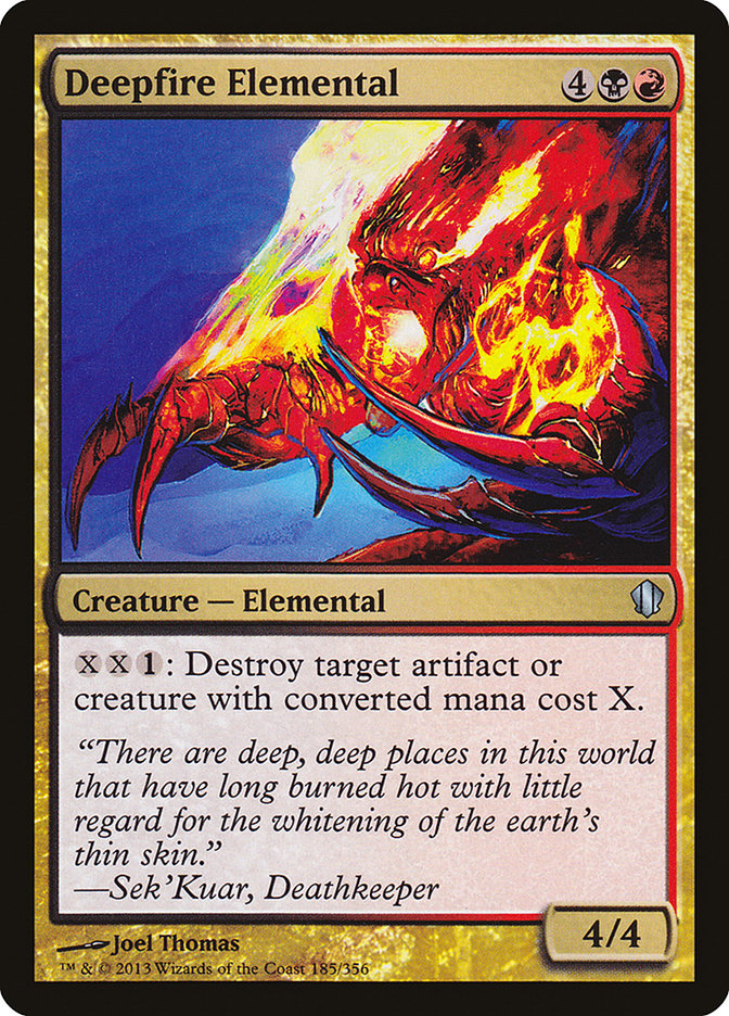 Deepfire Elemental [Commander 2013] | Yard's Games Ltd