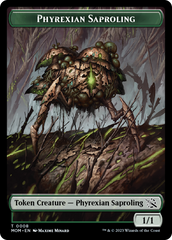 First Mate Ragavan // Phyrexian Saproling Double-Sided Token [March of the Machine Tokens] | Yard's Games Ltd