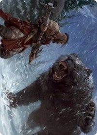 Blizzard Brawl Art Card [Kaldheim Art Series] | Yard's Games Ltd