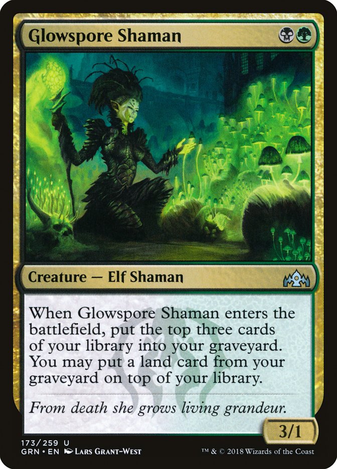 Glowspore Shaman [Guilds of Ravnica] | Yard's Games Ltd