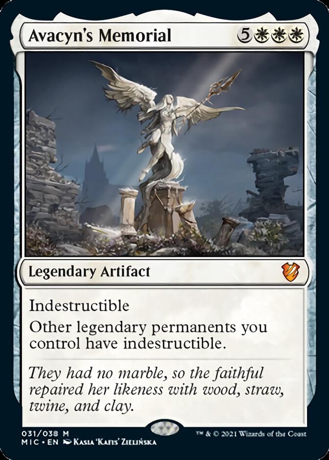 Avacyn's Memorial [Innistrad: Midnight Hunt Commander] | Yard's Games Ltd