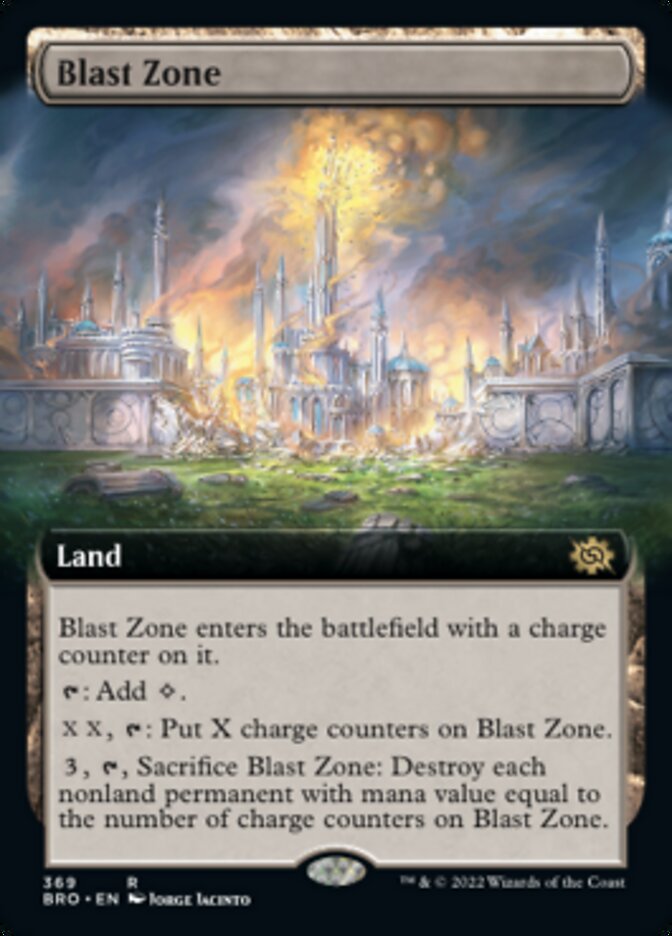 Blast Zone (Extended Art) [The Brothers' War] | Yard's Games Ltd