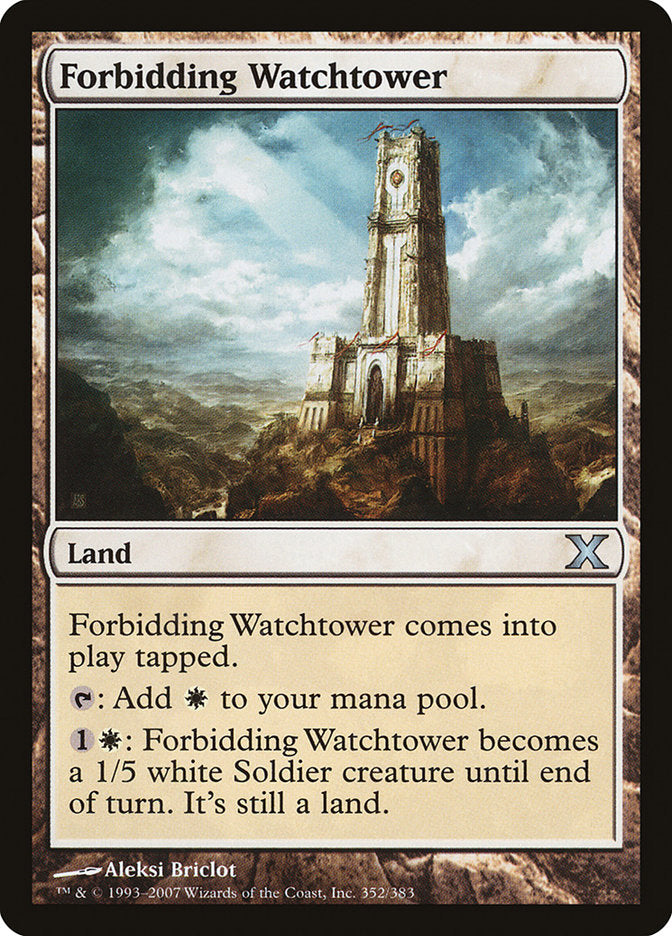 Forbidding Watchtower [Tenth Edition] | Yard's Games Ltd