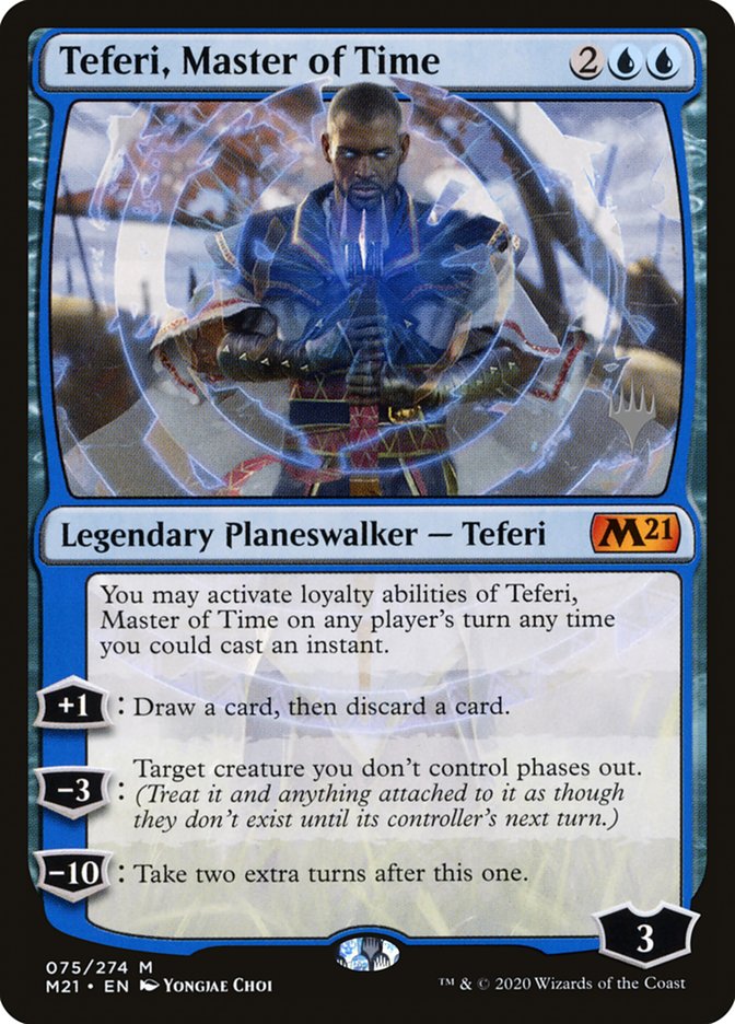 Teferi, Master of Time (Promo Pack) (75) [Core Set 2021 Promos] | Yard's Games Ltd