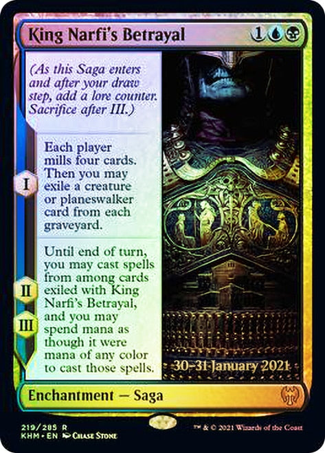 King Narfi's Betrayal [Kaldheim Prerelease Promos] | Yard's Games Ltd