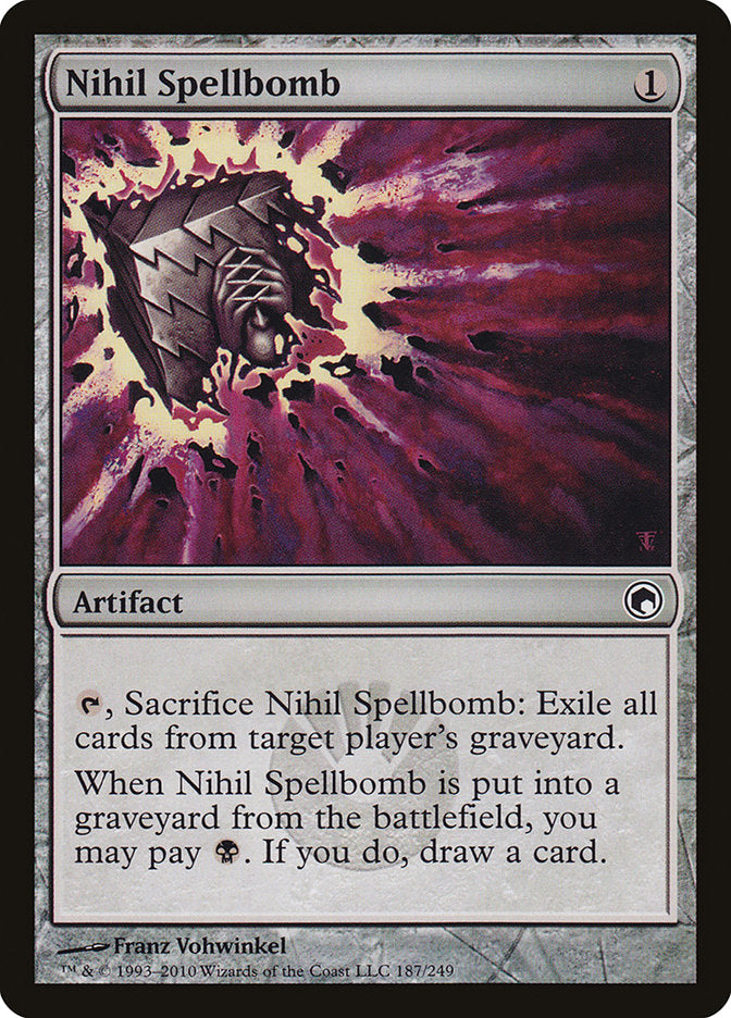 Nihil Spellbomb [Scars of Mirrodin] | Yard's Games Ltd