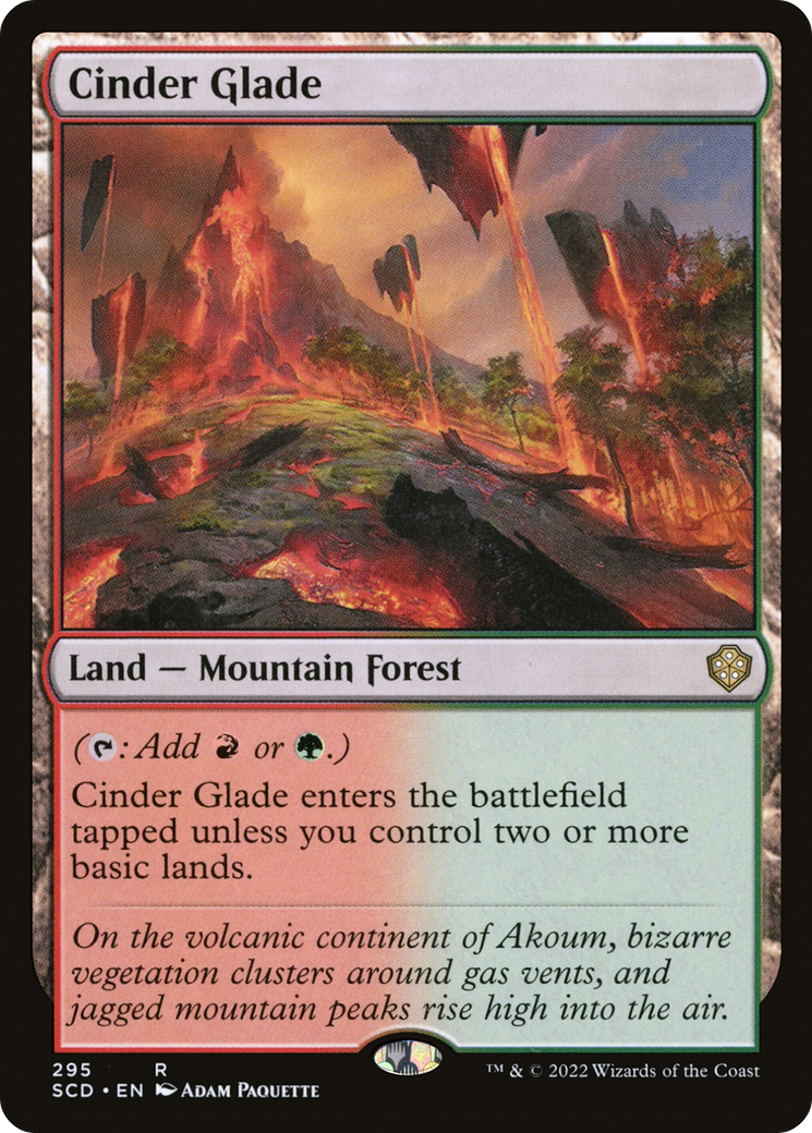 Cinder Glade [Starter Commander Decks] | Yard's Games Ltd