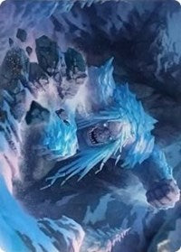 Icehide Troll Art Card [Kaldheim Art Series] | Yard's Games Ltd