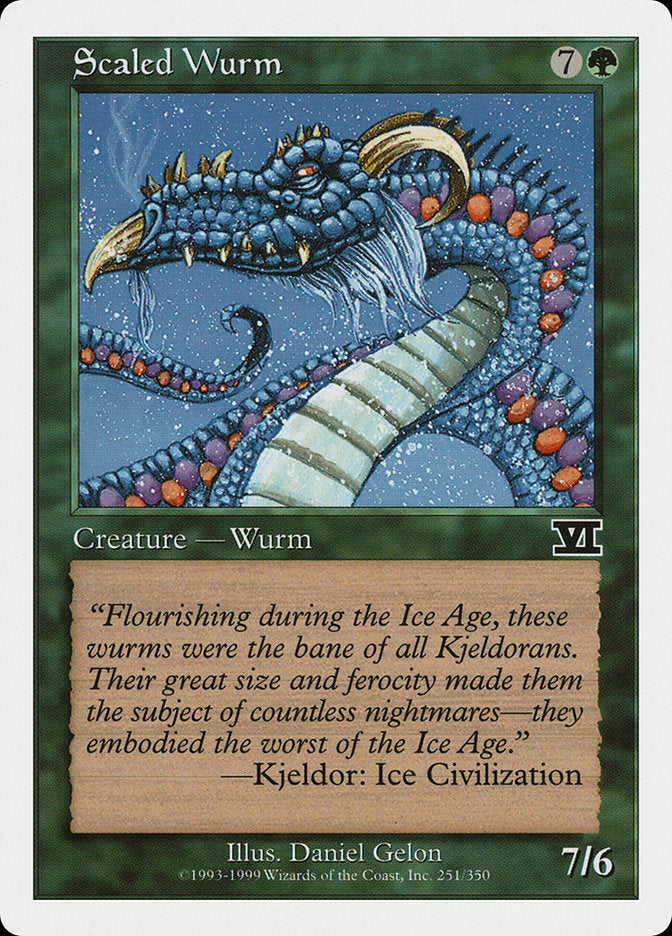 Scaled Wurm [Classic Sixth Edition] | Yard's Games Ltd