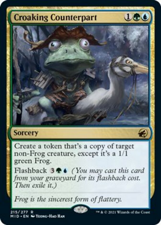 Croaking Counterpart [Innistrad: Midnight Hunt] | Yard's Games Ltd