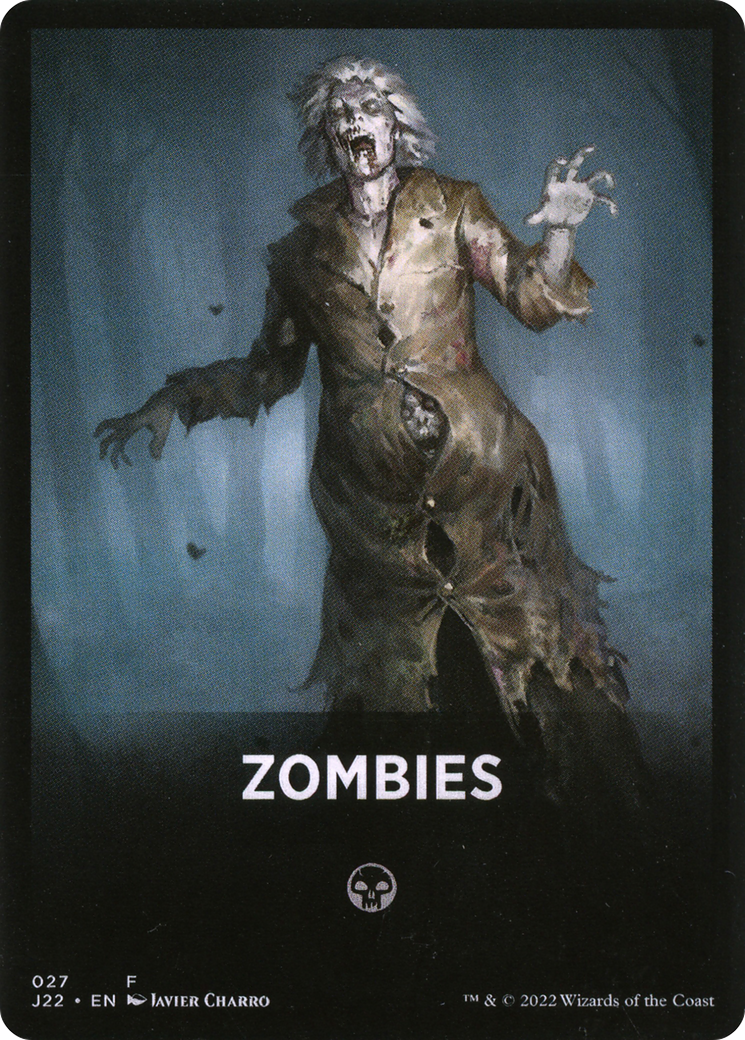 Zombies Theme Card [Jumpstart 2022 Front Cards] | Yard's Games Ltd