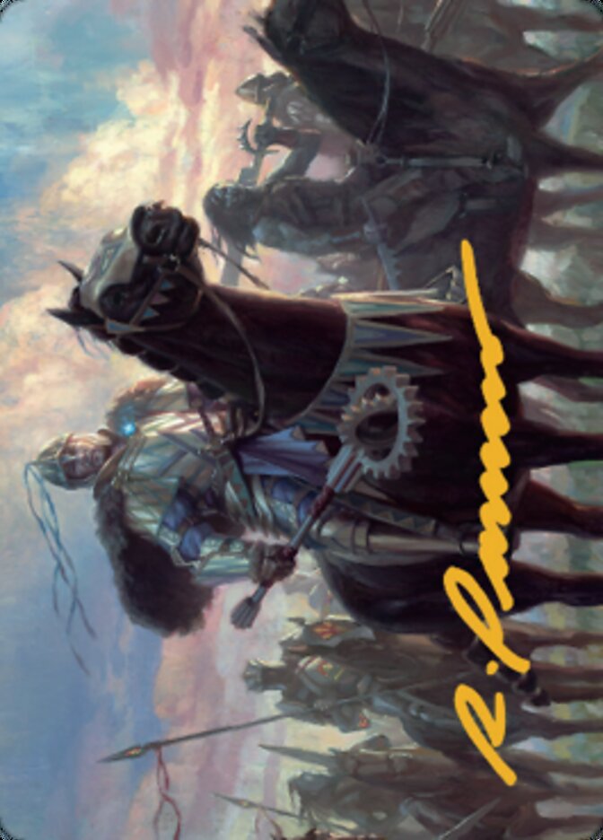 Shanid, Sleepers' Scourge Art Card (Gold-Stamped Signature) [Dominaria United Art Series] | Yard's Games Ltd