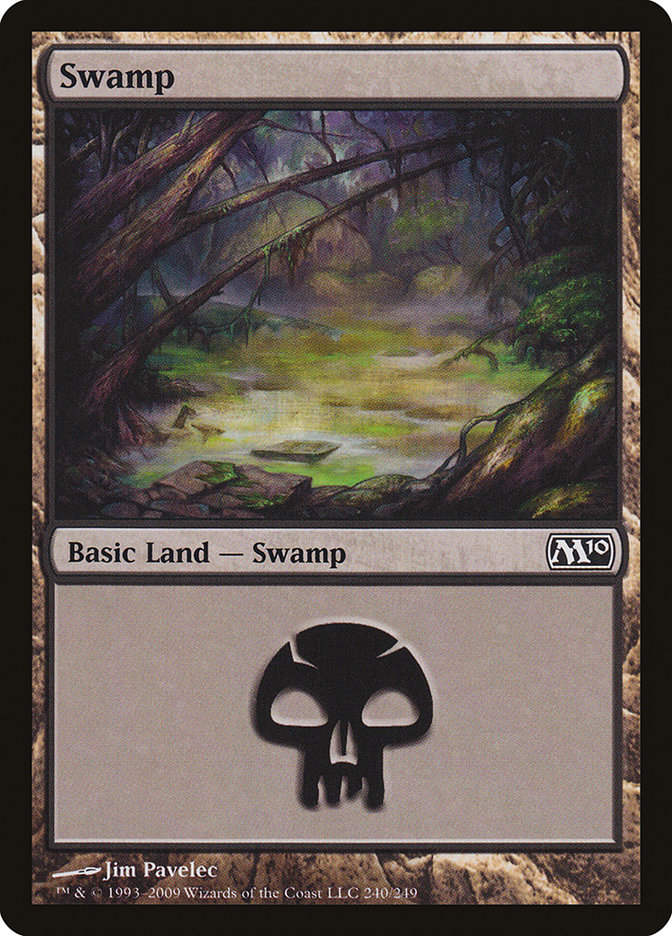 Swamp (240) [Magic 2010] | Yard's Games Ltd