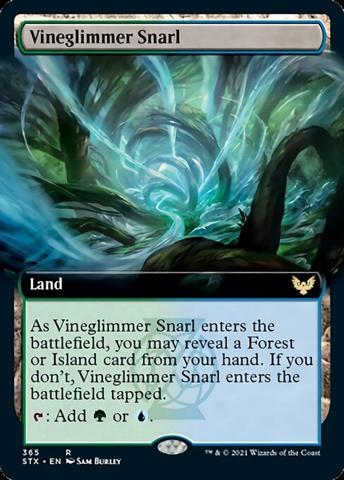 Vineglimmer Snarl (Extended Art) [Strixhaven: School of Mages] | Yard's Games Ltd