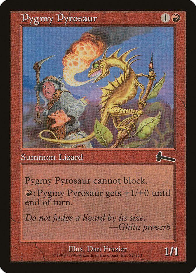 Pygmy Pyrosaur [Urza's Legacy] | Yard's Games Ltd