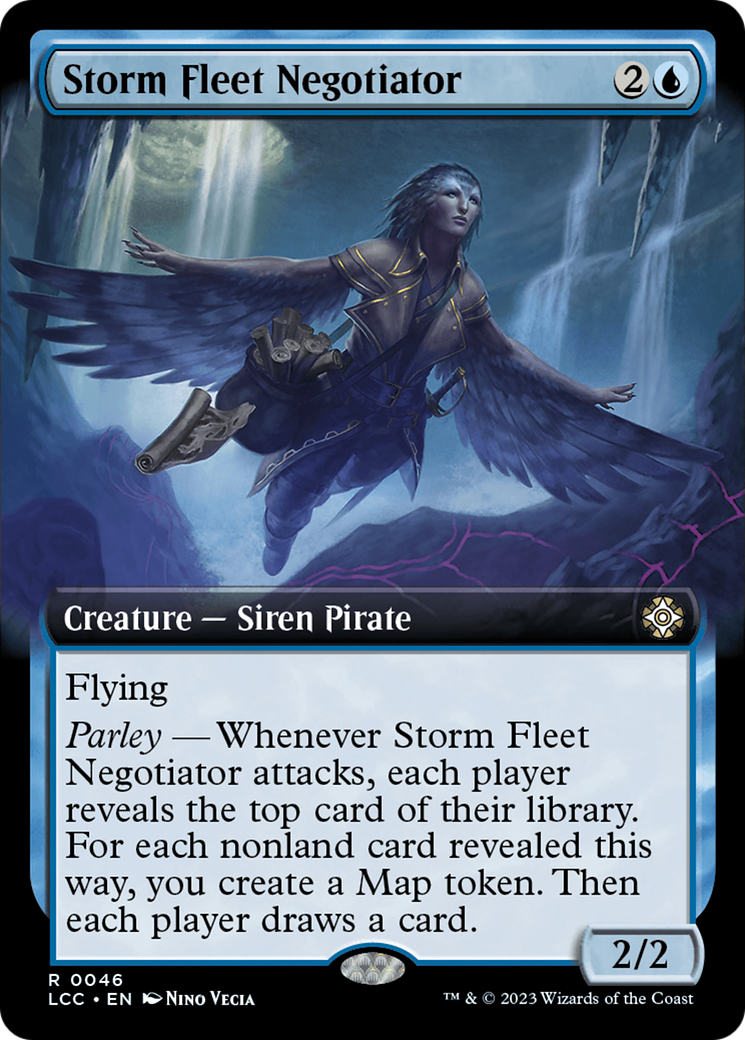 Storm Fleet Negotiator (Extended Art) [The Lost Caverns of Ixalan Commander] | Yard's Games Ltd