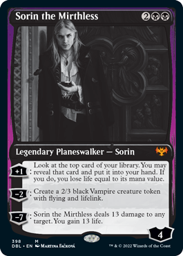 Sorin the Mirthless [Innistrad: Double Feature] | Yard's Games Ltd