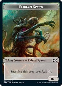 Eldrazi Spawn // Servo Double-Sided Token [Double Masters Tokens] | Yard's Games Ltd