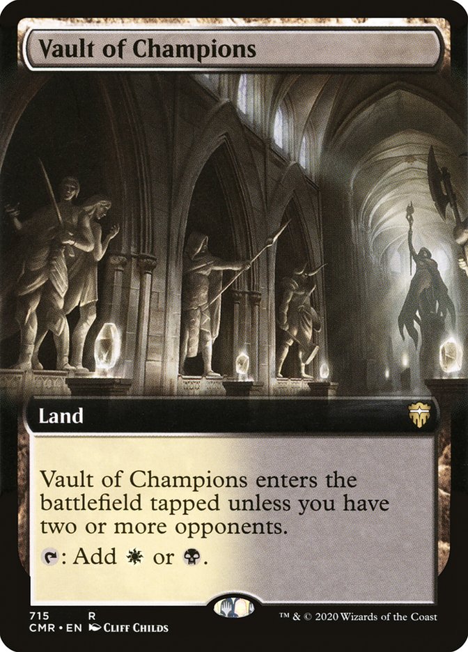 Vault of Champions (Extended Art) [Commander Legends] | Yard's Games Ltd