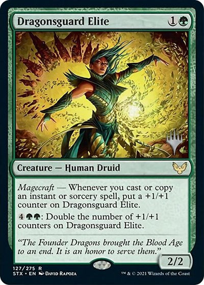 Dragonsguard Elite (Promo Pack) [Strixhaven: School of Mages Promos] | Yard's Games Ltd