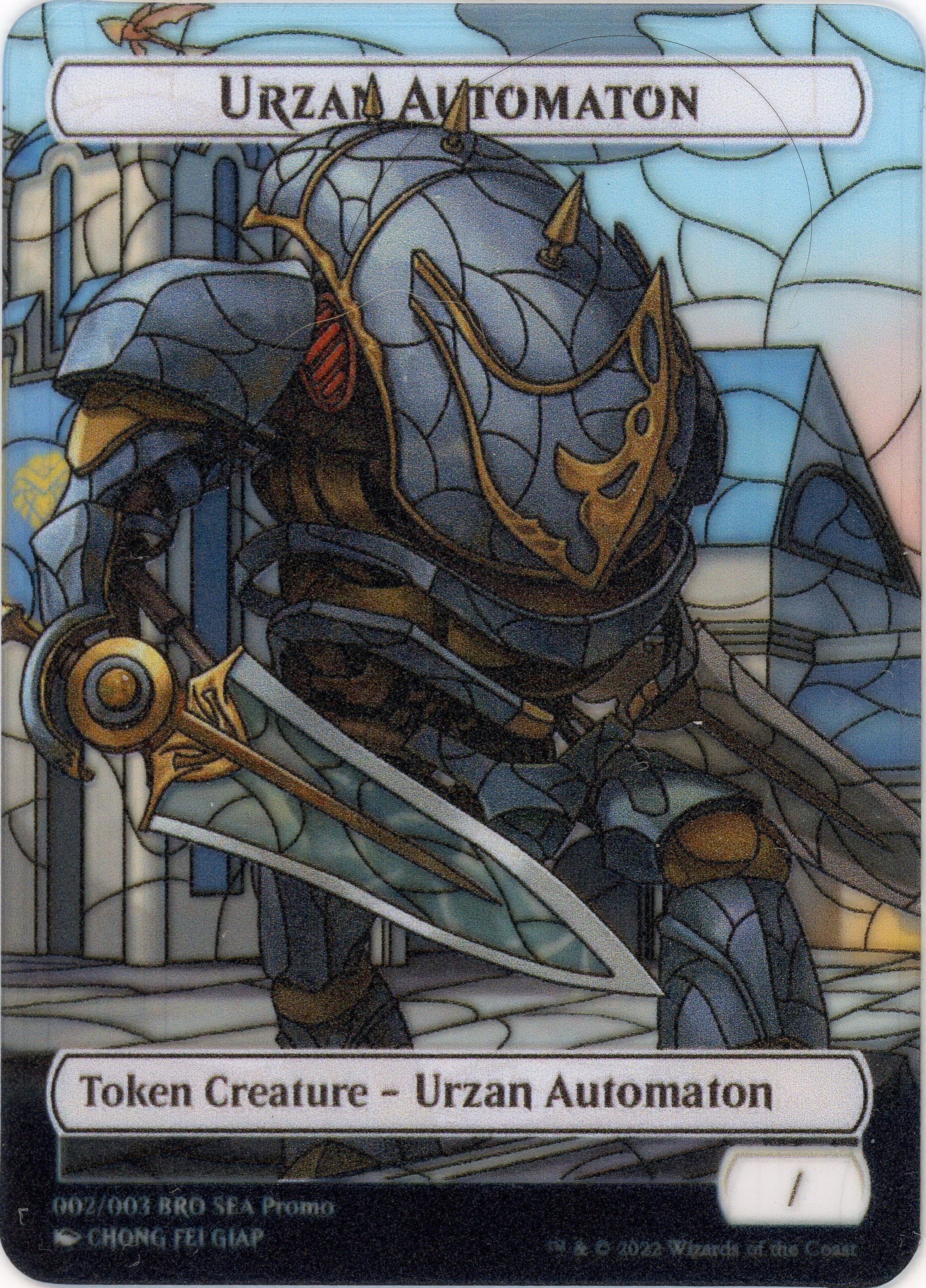 Urzan Automaton Token (SEA Exclusive) [The Brothers' War Tokens] | Yard's Games Ltd