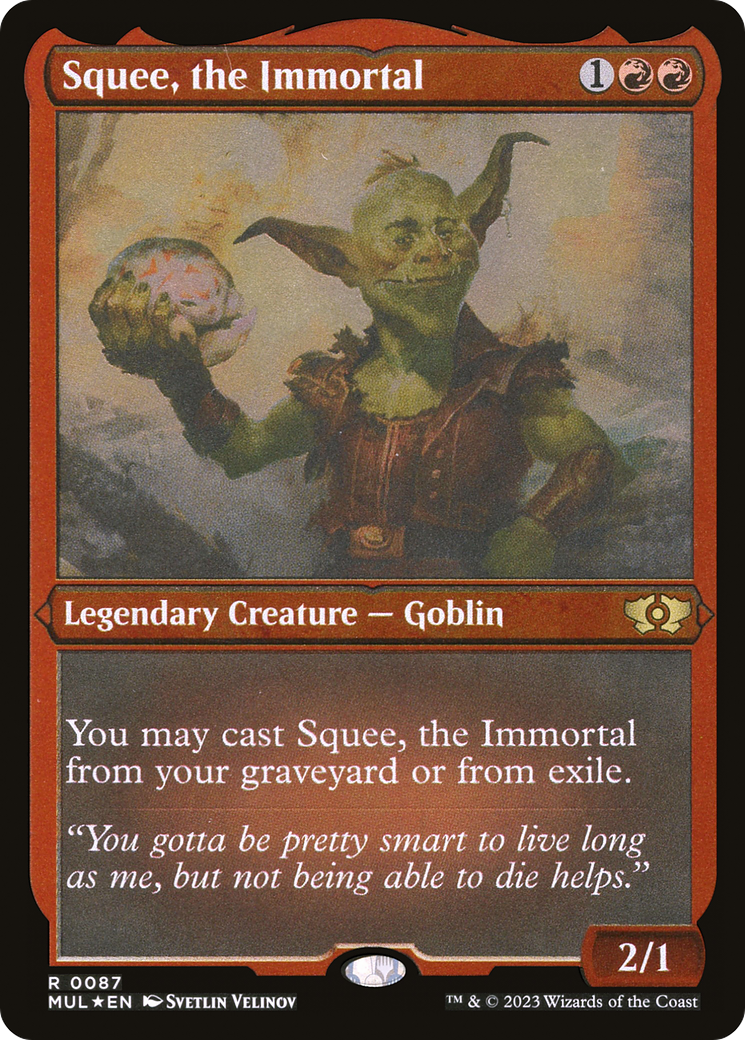 Squee, the Immortal (Foil Etched) [Multiverse Legends] | Yard's Games Ltd