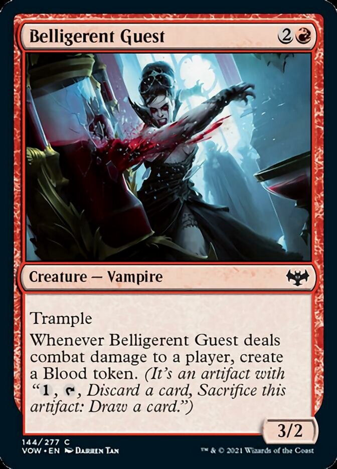 Belligerent Guest [Innistrad: Crimson Vow] | Yard's Games Ltd