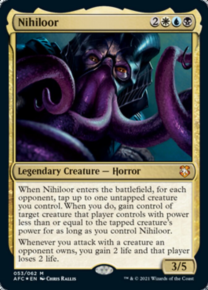 Nihiloor [Dungeons & Dragons: Adventures in the Forgotten Realms Commander] | Yard's Games Ltd