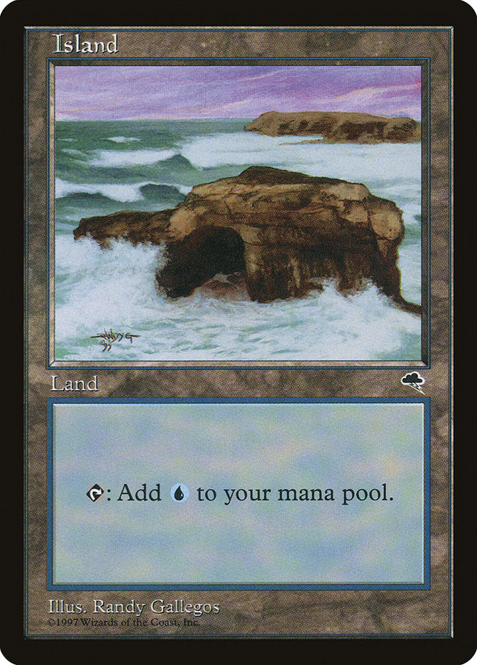 Island (Signature on Left) [Tempest] | Yard's Games Ltd