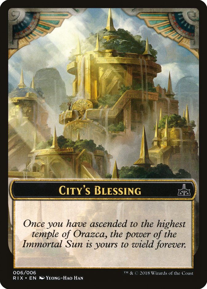 City's Blessing [Rivals of Ixalan Tokens] | Yard's Games Ltd