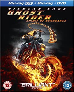 Ghost Rider: Spirit of Vengeance (Blu-ray 3D + Blu-ray + DVD) - Blu-ray | Yard's Games Ltd