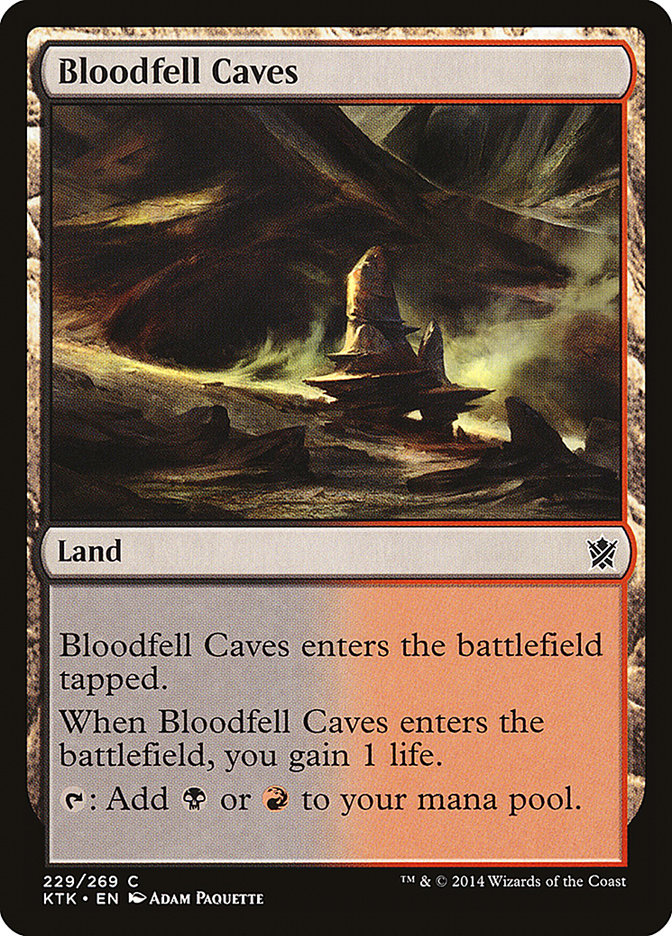 Bloodfell Caves [Khans of Tarkir] | Yard's Games Ltd