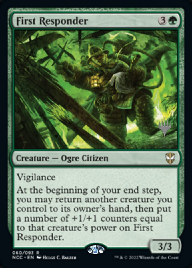 First Responder (Promo Pack) [Streets of New Capenna Commander Promos] | Yard's Games Ltd