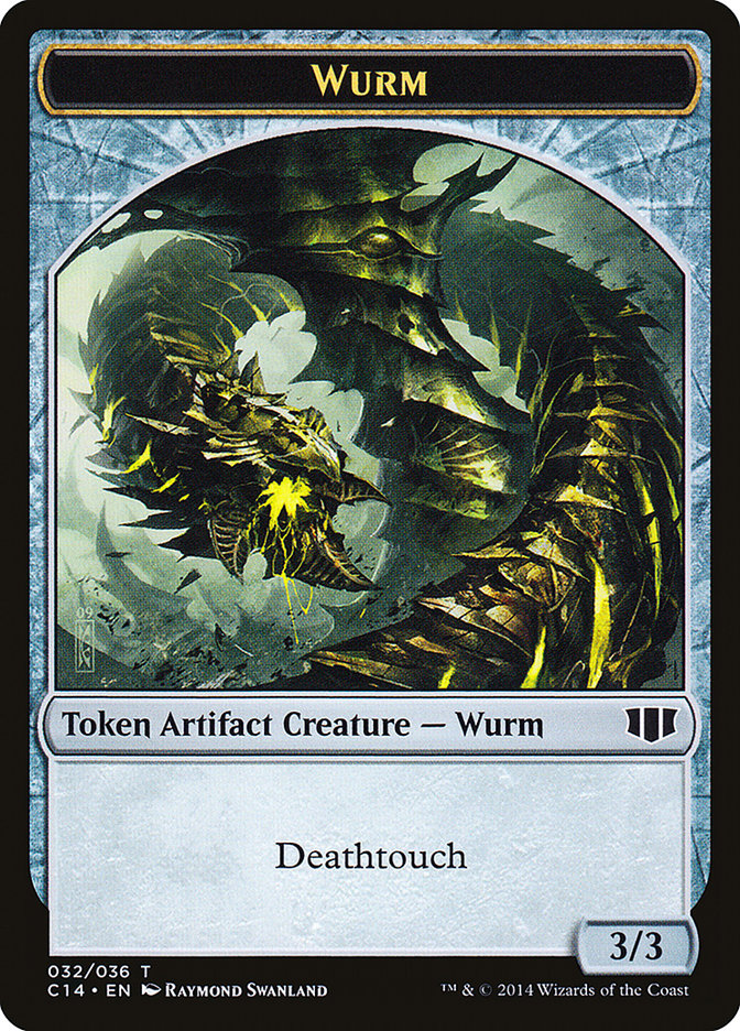 Wurm (032/036) // Goat Double-Sided Token [Commander 2014 Tokens] | Yard's Games Ltd