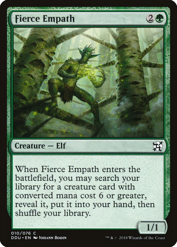 Fierce Empath [Duel Decks: Elves vs. Inventors] | Yard's Games Ltd