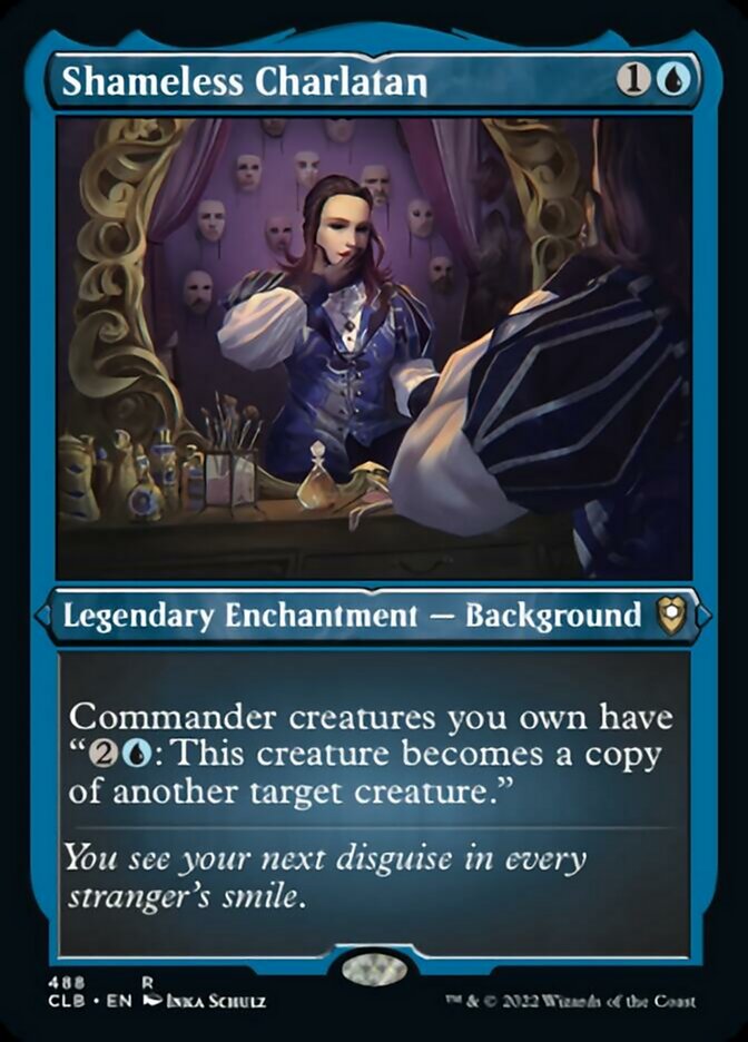 Shameless Charlatan (Foil Etched) [Commander Legends: Battle for Baldur's Gate] | Yard's Games Ltd