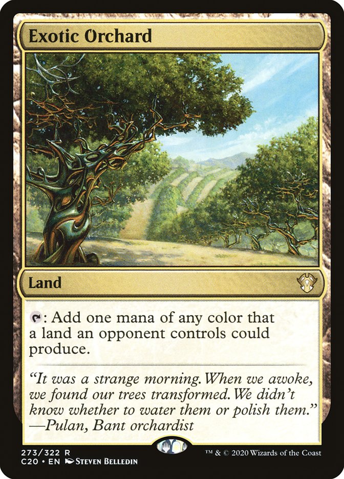 Exotic Orchard [Commander 2020] | Yard's Games Ltd