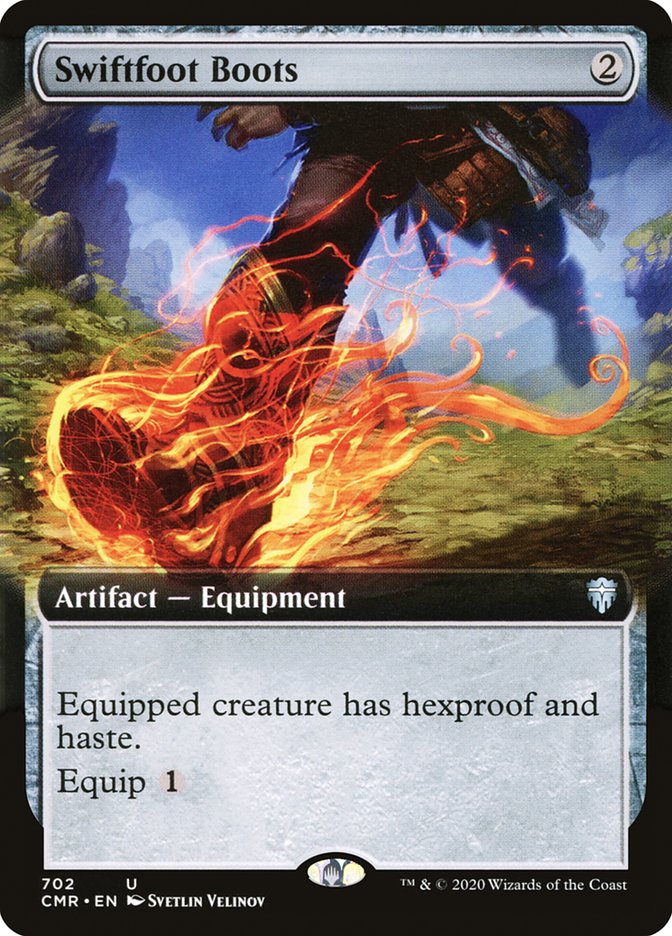 Swiftfoot Boots (Extended Art) [Commander Legends] | Yard's Games Ltd