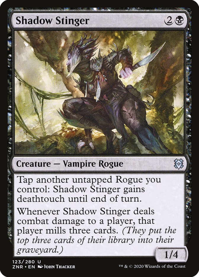 Shadow Stinger [Zendikar Rising] | Yard's Games Ltd
