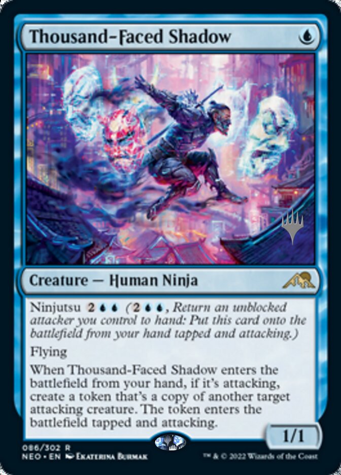 Thousand-Faced Shadow (Promo Pack) [Kamigawa: Neon Dynasty Promos] | Yard's Games Ltd